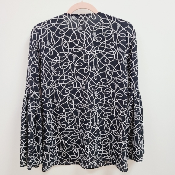 Michael Kors Chainlink Blouse - Picture 8 of 10